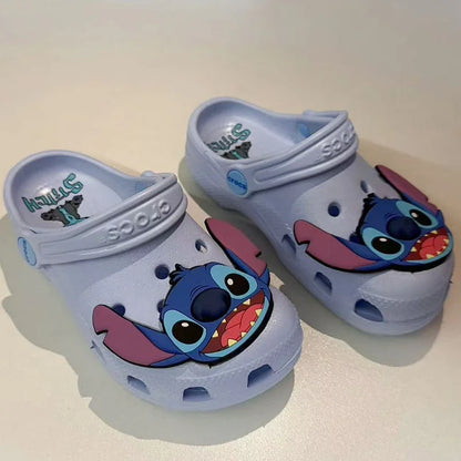 Disney Stitch-Inspired Preppy Crocs – Cute & Casual Fashion Clogs for Everyday Summer Fun | Lightweight, Trendy & Giftable for All Ages!