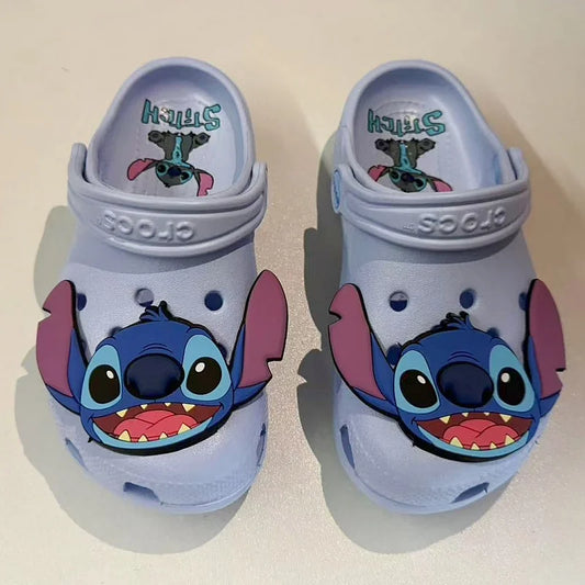 Disney Stitch-Inspired Preppy Crocs – Cute & Casual Fashion Clogs for Everyday Summer Fun | Lightweight, Trendy & Giftable for All Ages!